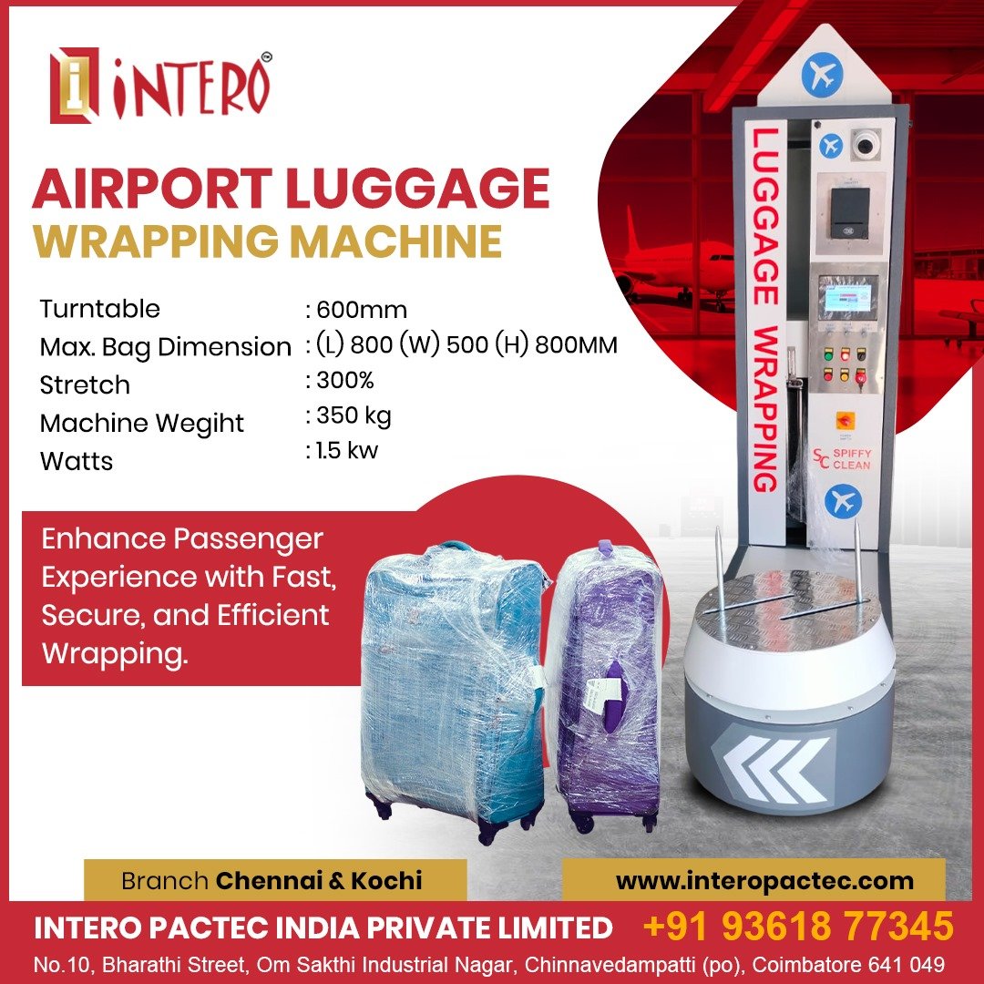Airport Luggage Wrapping Machine Manufacturers in India