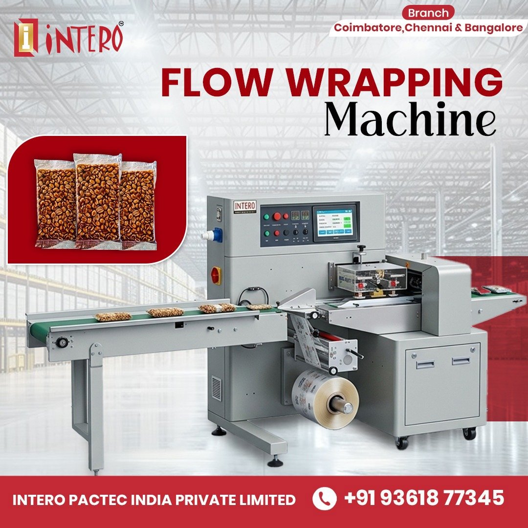 Flow Wrapping Machine for Food and Beverage Packing